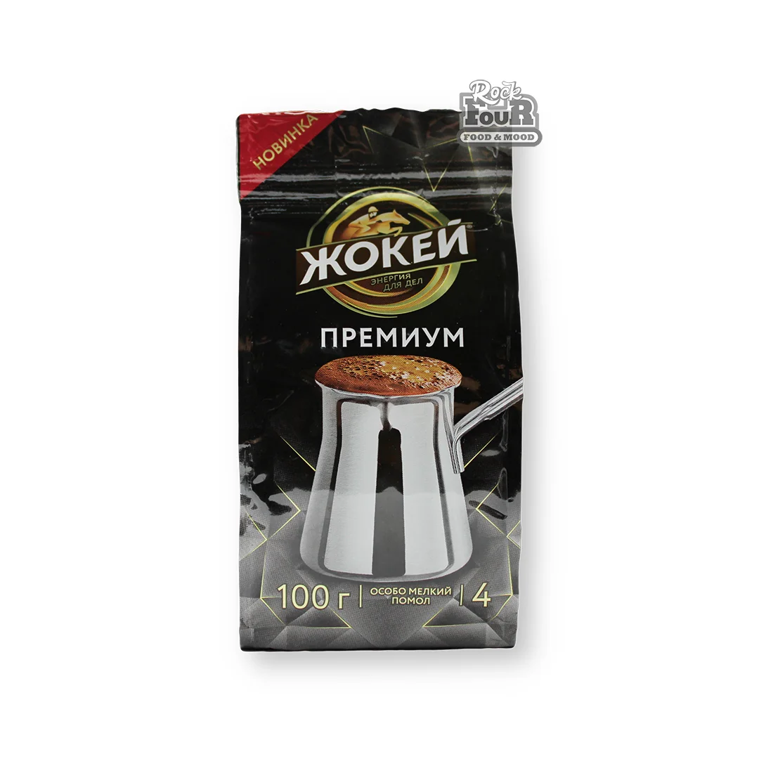 Ground coffee "Jockey Premium" 100g